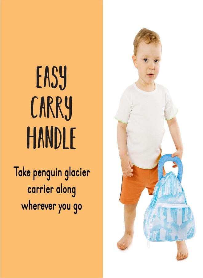 Plush Creations Talking Penguins Plush Toy Set | Includes 4 Talking Soft Plush Penguins with A Plush Glacier Shaped Carrier | Talking Animal Toys | Great Gift for Baby and Toddler Boys or Girls - Image 4